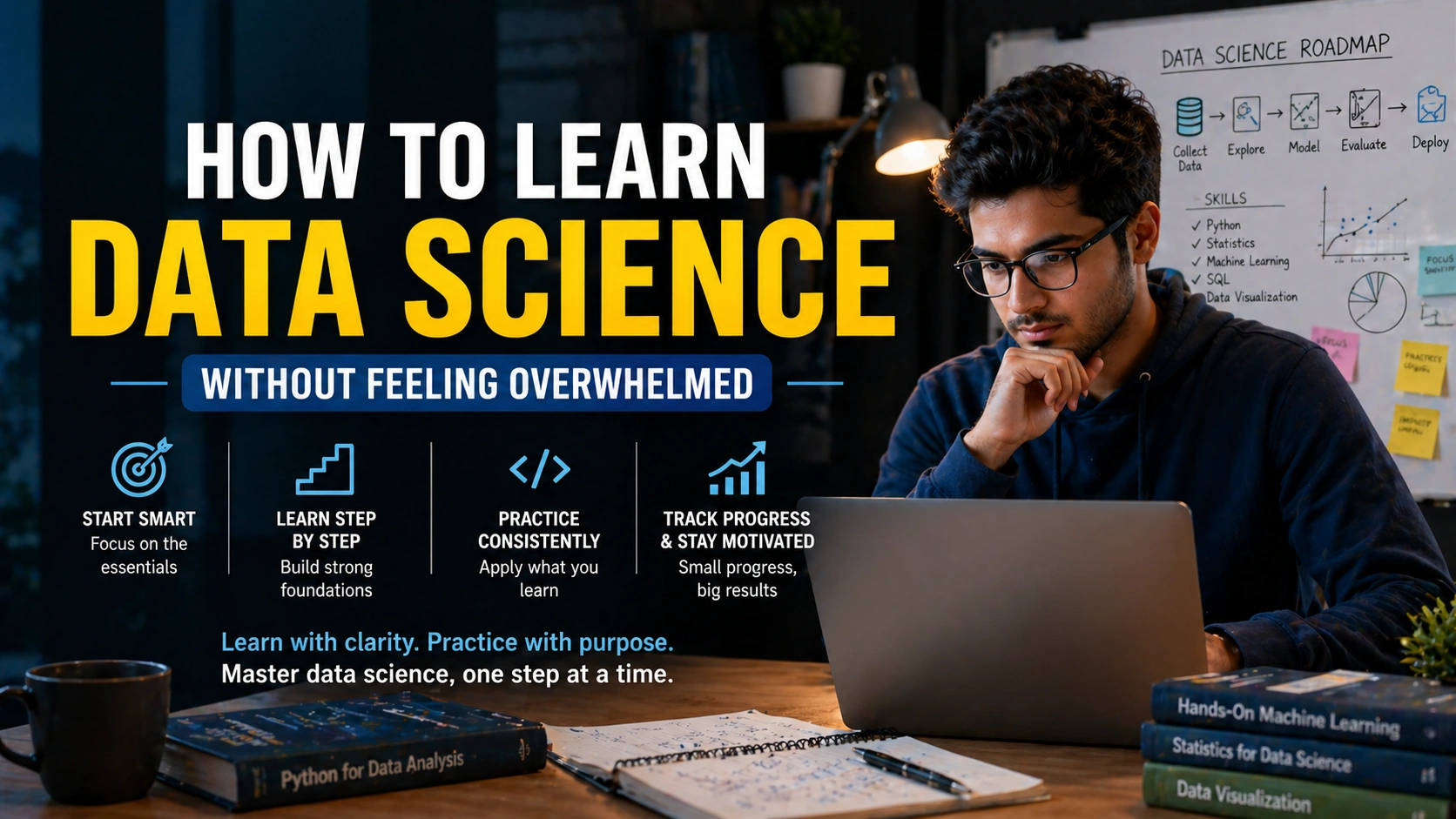  How to Learn Data Science Without Feeling Overwhelmed